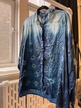 Indigo Tie-Dyed Oversized Shirt