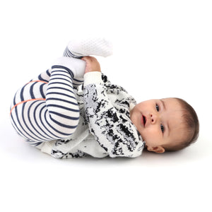 White Knitted Baby Sweater