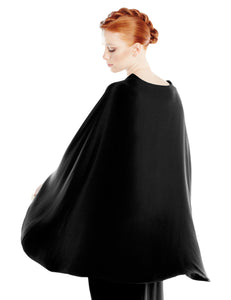 Black Long Cape Dress
